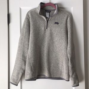 Patagonia Women's 1/4 zip Better Sweater sz L